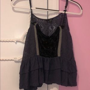 Zinc hand beaded top